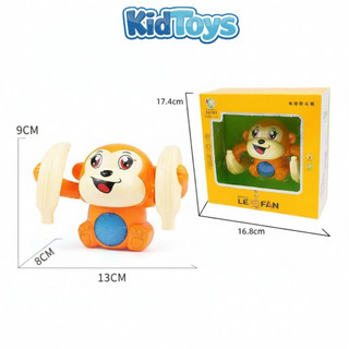 Đồ chơi khỉ nhào lộn 360 độ KidToys có đèn LED – vui nhộn cho bé 1-3 tuổi