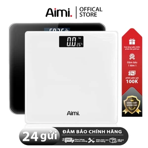 Cân điện tử với mặt kính cường lực bền bỉ kích thước lớn cân nặng ổn định và chính xác.