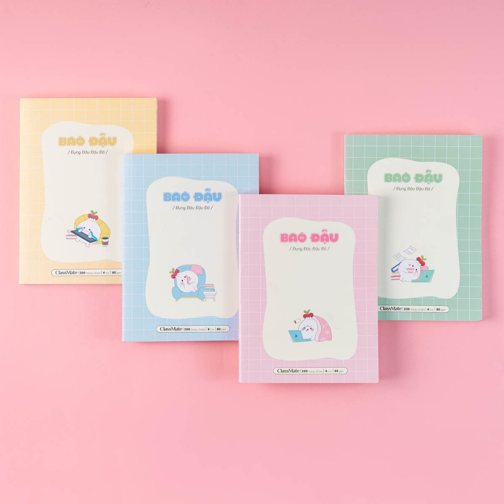 Tập Học Sinh Miền Nam 200 Trang Classmate Vở 4 ÔLy 80gsm A5 Vở 4 ÔLi 2x2mm Vở Học Sinh Cấp 1 Tập Viết Ghi Bài NA5-20-017