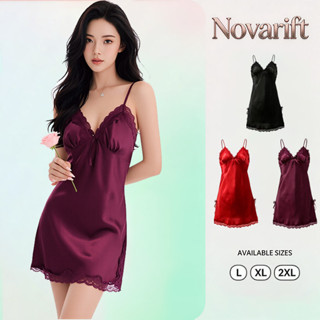 Nova-Đầm ngủ nữ Phi lụa mềm mịn ko mút lót, gợi cảm tôn dáng, đa dạng màu sắc lựa chọn