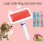 Lược Chải Lông Chó Mèo Đệm Đỏ Mặt Kim Gỡ Rối - Lược Lấy Lông Rụng Thú Cưng Cao Cấp Giá Rẻ