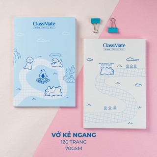 Vở B5 Kẻ Ngang  Let's Go Classmate 120Trang Ghi Chép Viết Bài, Tập Kẻ Ngang Cho Học Sinh Sinh Viên Chống Lóa, Chống Thấm