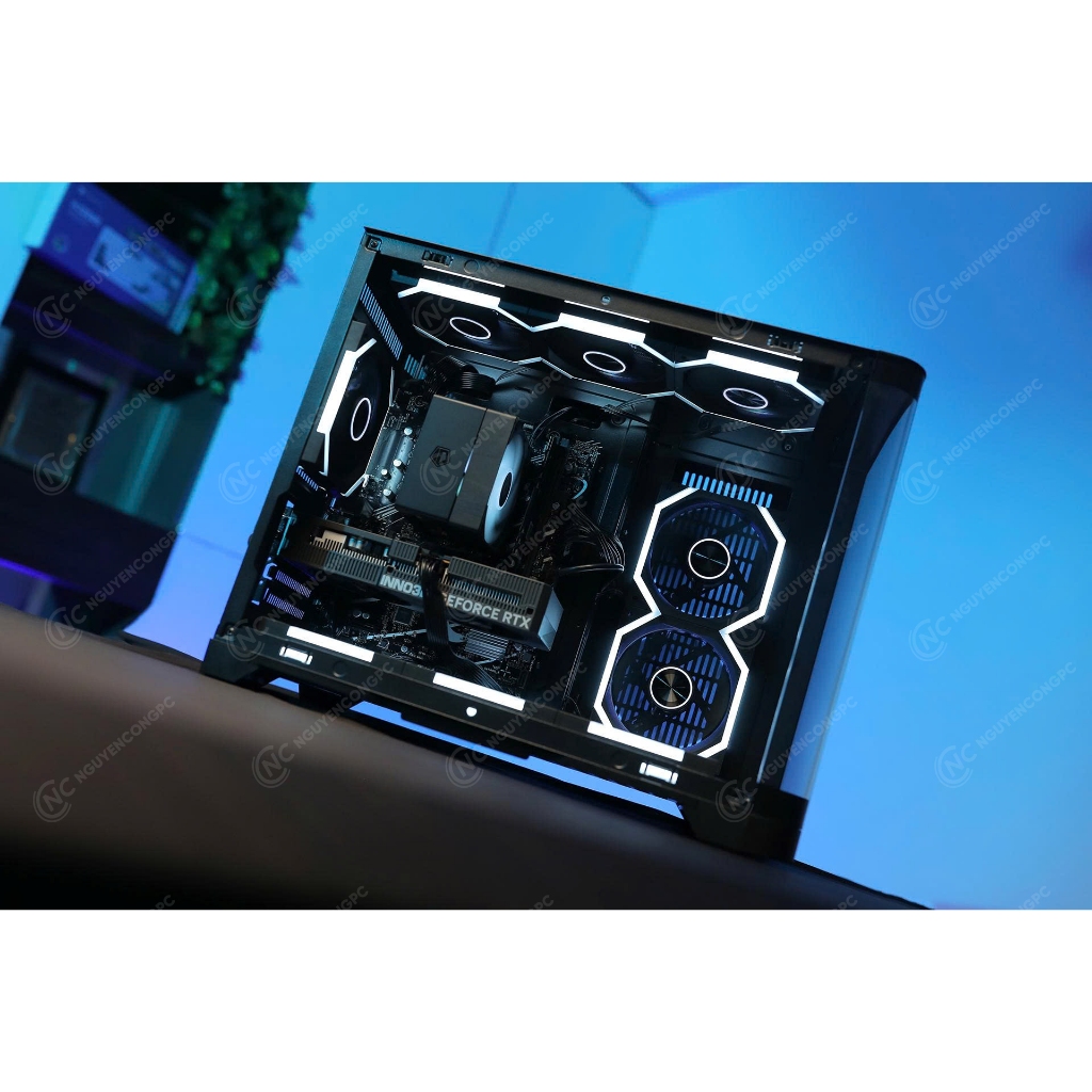 Bộ PC Gaming HELA Full LED (12400f | Ram 16Gb | SSD 256Gb | RTX 5060 8Gb) - Miễn phí nâng SSD 512Gb | BigBuy360 - bigbuy360.vn