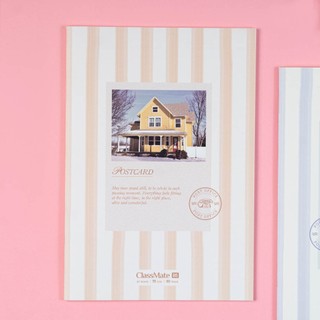 Combo 5 Vở Kẻ Ngang BST "Post Card" Classmate Giấy Vàng Chống Mỏi Mắt, Giấy Ăn Mực 70GSM, Bìa Cao Cấp Chống Nước