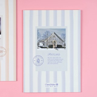 Combo 5 Vở Kẻ Ngang BST "Post Card" Classmate Giấy Vàng Chống Mỏi Mắt, Giấy Ăn Mực 70GSM, Bìa Cao Cấp Chống Nước