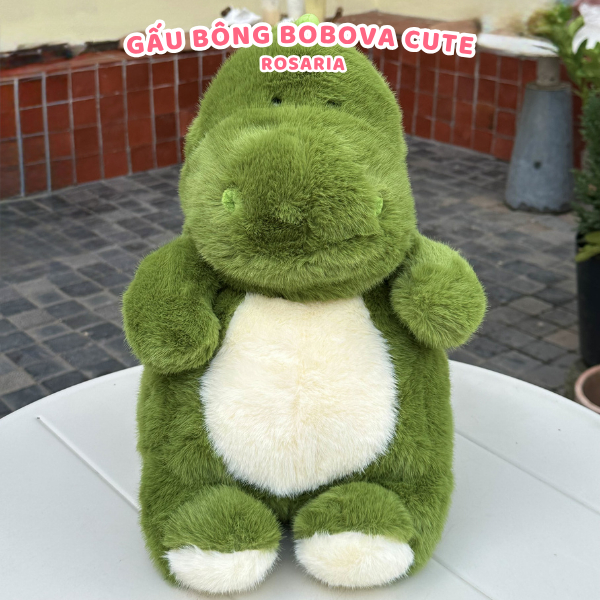 Gấu Bông Khủng Long Xanh Lá 40cm Cute Cao Cấp – Gấu Bông Mềm Mịn Chính Hãng, Ôm Ngủ Êm Ái