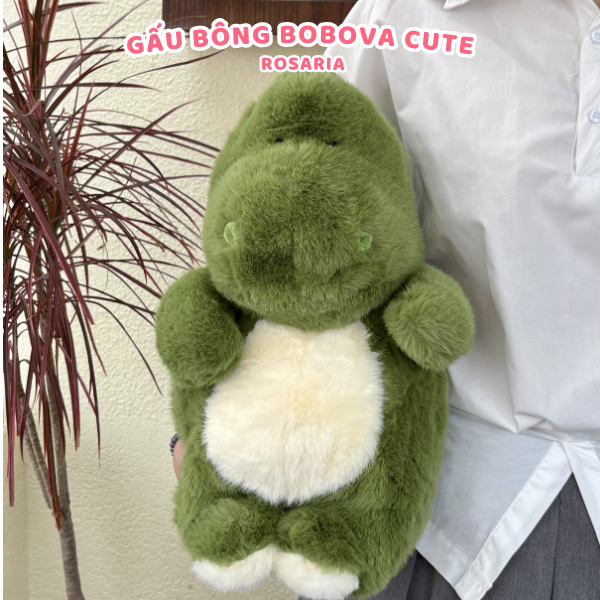 Gấu Bông Khủng Long Xanh Lá 40cm Cute Cao Cấp – Gấu Bông Mềm Mịn Chính Hãng, Ôm Ngủ Êm Ái