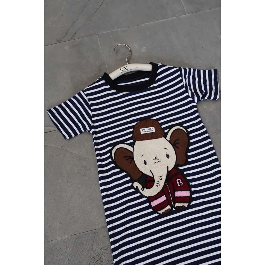 váy suông hình nổi voi cho bé , váy suông cho bé (sunny baby house)
