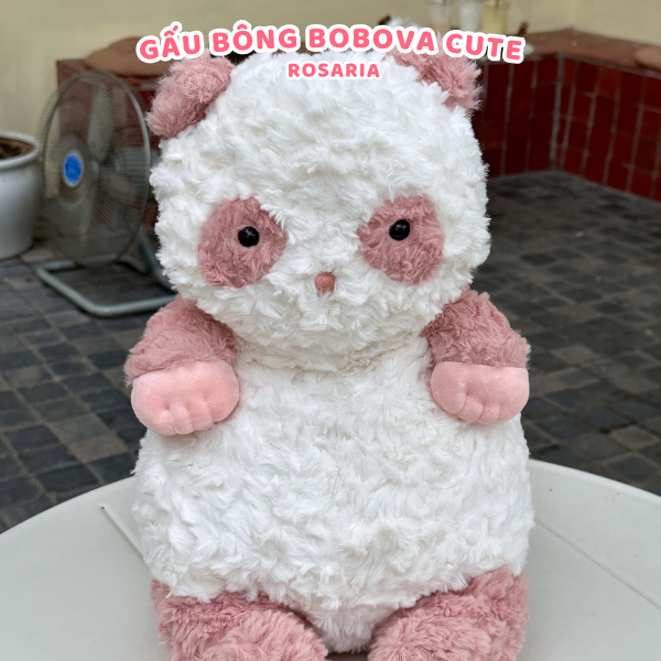 Gấu Bông Gấu Trúc Hồng 40cm Cute Cao Cấp – Gấu Bông Mềm Mịn Chính Hãng, Ôm Ngủ Êm Ái