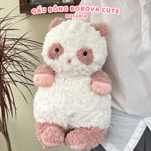Gấu Bông Gấu Trúc Hồng 40cm Cute Cao Cấp – Gấu Bông Mềm Mịn Chính Hãng, Ôm Ngủ Êm Ái