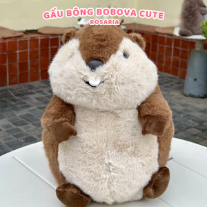 Gấu Bông Chuột Hamster 40cm Cute Cao Cấp – Gấu Bông Mềm Mịn Chính Hãng, Ôm Ngủ Êm Ái