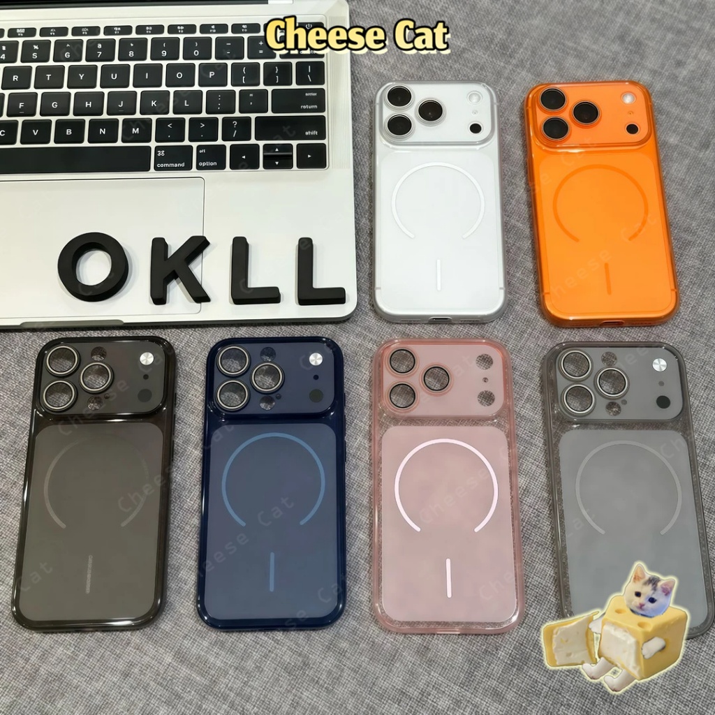 Ốp lưng bảo vệ ống kính toàn diện bằng vòng mờ mờ Ốp bảo vệ siêu mỏng cho iPhone 17 16 15 14 13 12 11 Pro Max