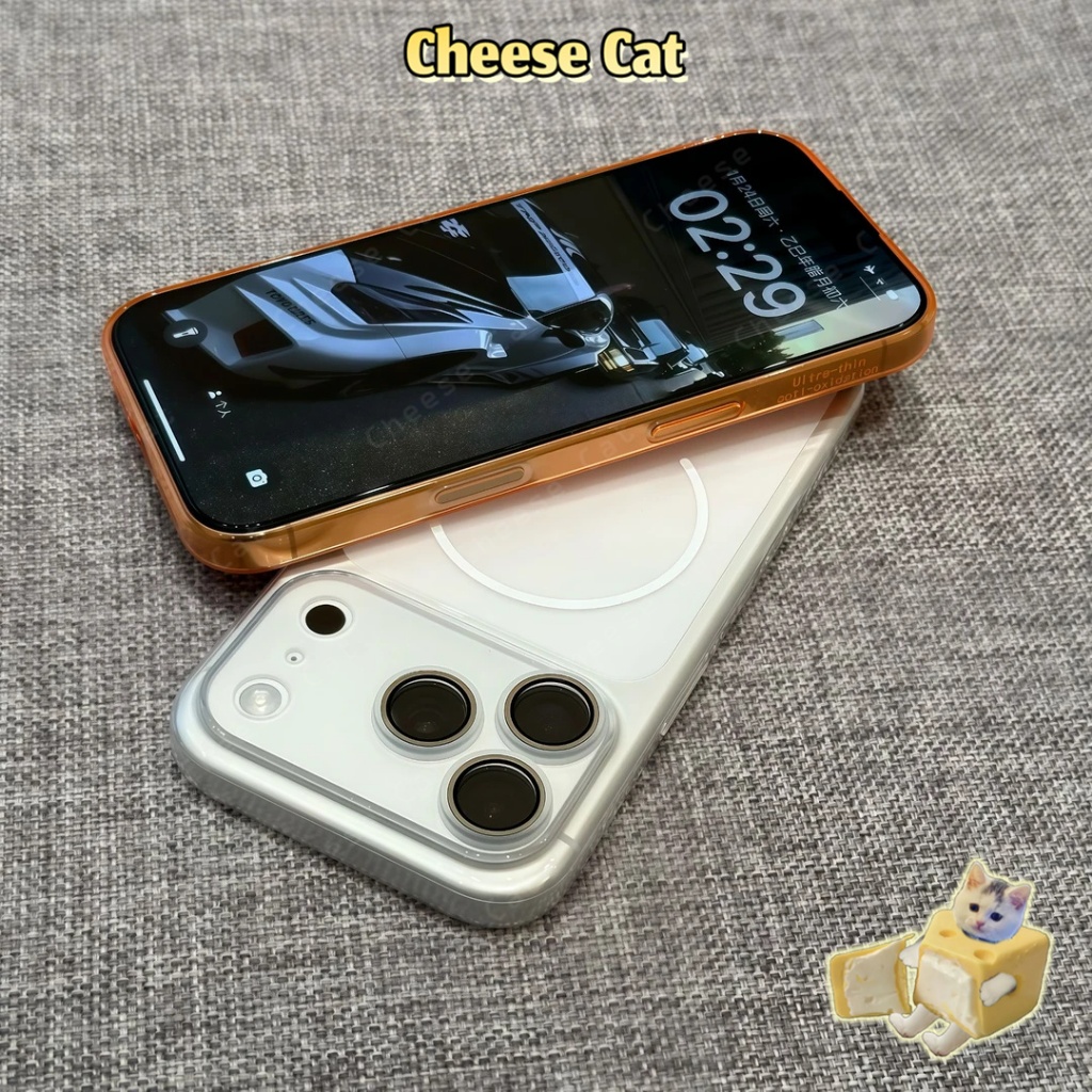 Ốp lưng bảo vệ ống kính toàn diện bằng vòng mờ mờ Ốp bảo vệ siêu mỏng cho iPhone 17 16 15 14 13 12 11 Pro Max