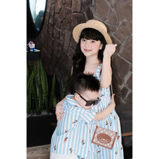 (SUJO KIDS) SẴN Set đồ đi biển bé trai bé gái | Váy bé gái + áo sơ mi bé trai | Đồ trẻ em mùa hè