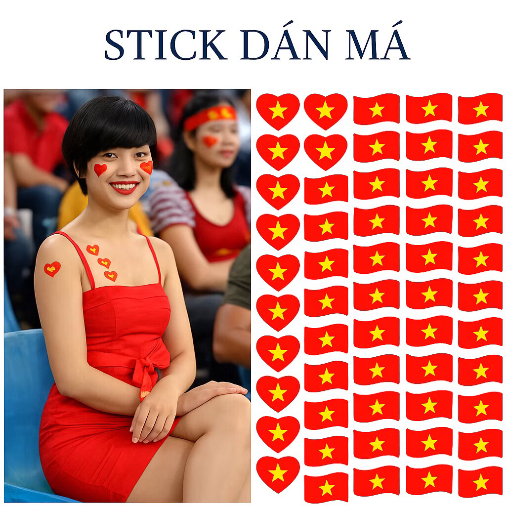 sticker lá cờ việt nam
