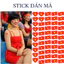 100 Sticker dán mặt CÓ CÁN BÓNG, decal cờ đỏ sao vàng, tem dán lá cờ Việt Nam, cờ tổ quốc dịp 30/4 2/9