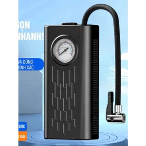 Bơm lốp mini di động dùng pin sạc cao cấp Gift dùng cho Ô tô, Xe đạp, Xe máy, Xe điện, Bóng