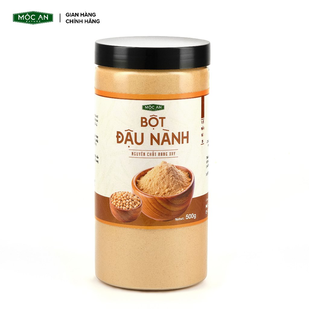 [COMBO 2 HŨ] Bột Đậu Nành Nguyên Chất Mộc An Hạt Rang Xay Mịn Giàu Protein Tăng V1, Duy Trì Cân, Đẹp Dáng Đẹp Da