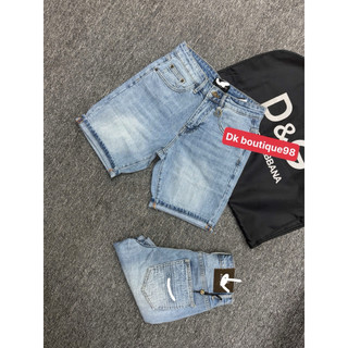 Quần Short Jen xanh mài Nam Phối Túi Họa Tiết Cao Cấp – Form Slim Fit Trẻ Trung, Chất Denim Mềm Mịn phong cách hàn quốc