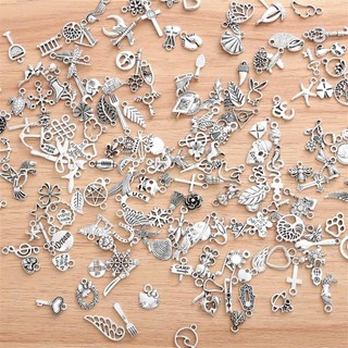 SỈ - 100 mặt vòng charm giả bạc, charm kim loại siêu xinh mẫu ngẫu nhiên