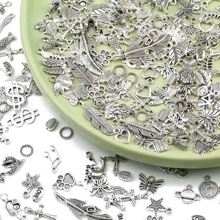 SỈ - 100 mặt vòng charm giả bạc, charm kim loại siêu xinh mẫu ngẫu nhiên