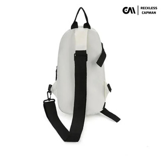 Túi đeo chéo nam nữ Mini bag CAPMAN RECKLESS màu đen CM31 trượt nước Đeo Vai Nhiều Ngăn túi đeo chéo