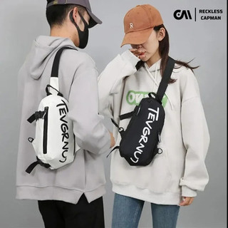 Túi đeo chéo nam nữ Mini bag CAPMAN RECKLESS màu đen CM31 trượt nước Đeo Vai Nhiều Ngăn túi đeo chéo