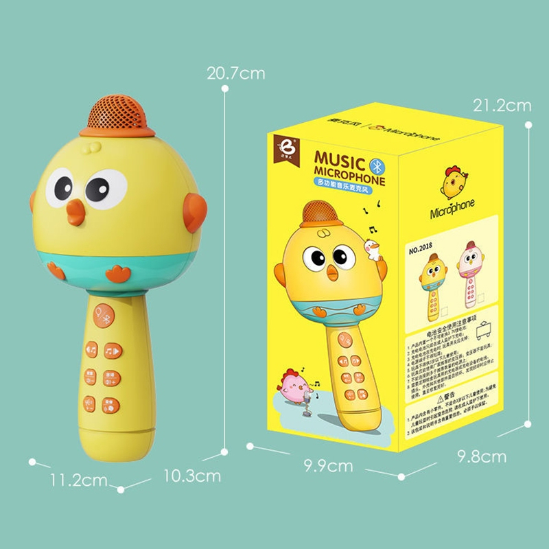 Đồ chơi Micro Đa Năng phiên bản chú vịt đội nón dễ thương với 2 màu sắc bắt mắt cho bé