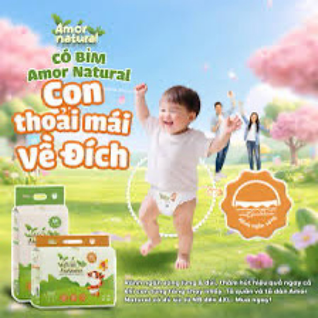 Miếng Dùng Thử Amor Natural Đủ Size Siêu Mềm Mịn ( ComBo 10 Miếng )