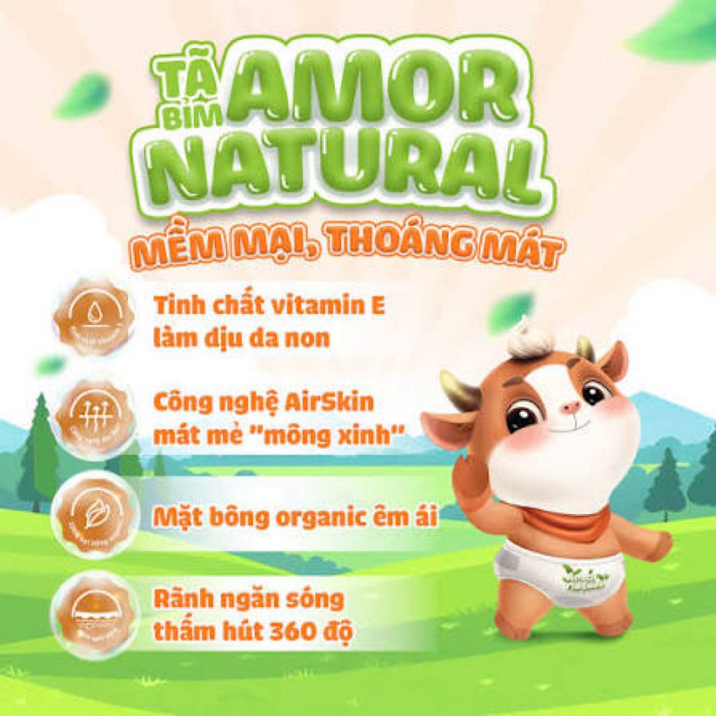 Miếng Dùng Thử Amor Natural Đủ Size Siêu Mềm Mịn ( ComBo 10 Miếng )