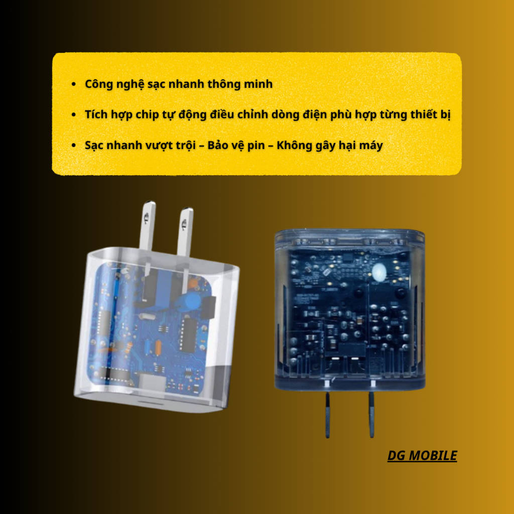 Bộ Sạc Nhanh PD 30W Cho iPhone | Sạc Siêu Tốc, An Toàn, Tương Thích iPhone 8-15-17