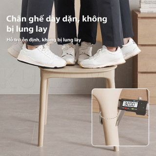 Ghế Ăn Nhựa Bắc Âu, Ghế Cafe, Chắc Chắn, Nhiều Màu, Hợp Nhà Hàng, Quán Cà Phê, Dễ Phối Nội Thất