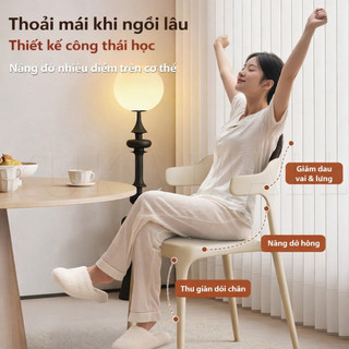 Ghế Ăn Nhựa Bắc Âu, Ghế Cafe, Chắc Chắn, Nhiều Màu, Hợp Nhà Hàng, Quán Cà Phê, Dễ Phối Nội Thất