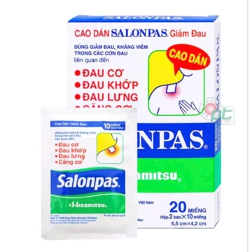Miếng Dán Salonpas Cao Dán Xương Khớp / Miếng Dán Đau Lưng-Miếng Dán Đau Đầu