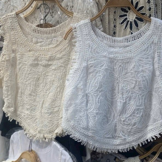 LT - Áo ren nữ sát nách vạt bầu dáng babytee siêu cưng, free size 1034