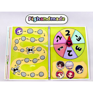 Đồ chơi sách trò chơi Kpop thợ săn quỷ, 6 trò chơi hấp dẫn, búp bê giấy Pighandmade