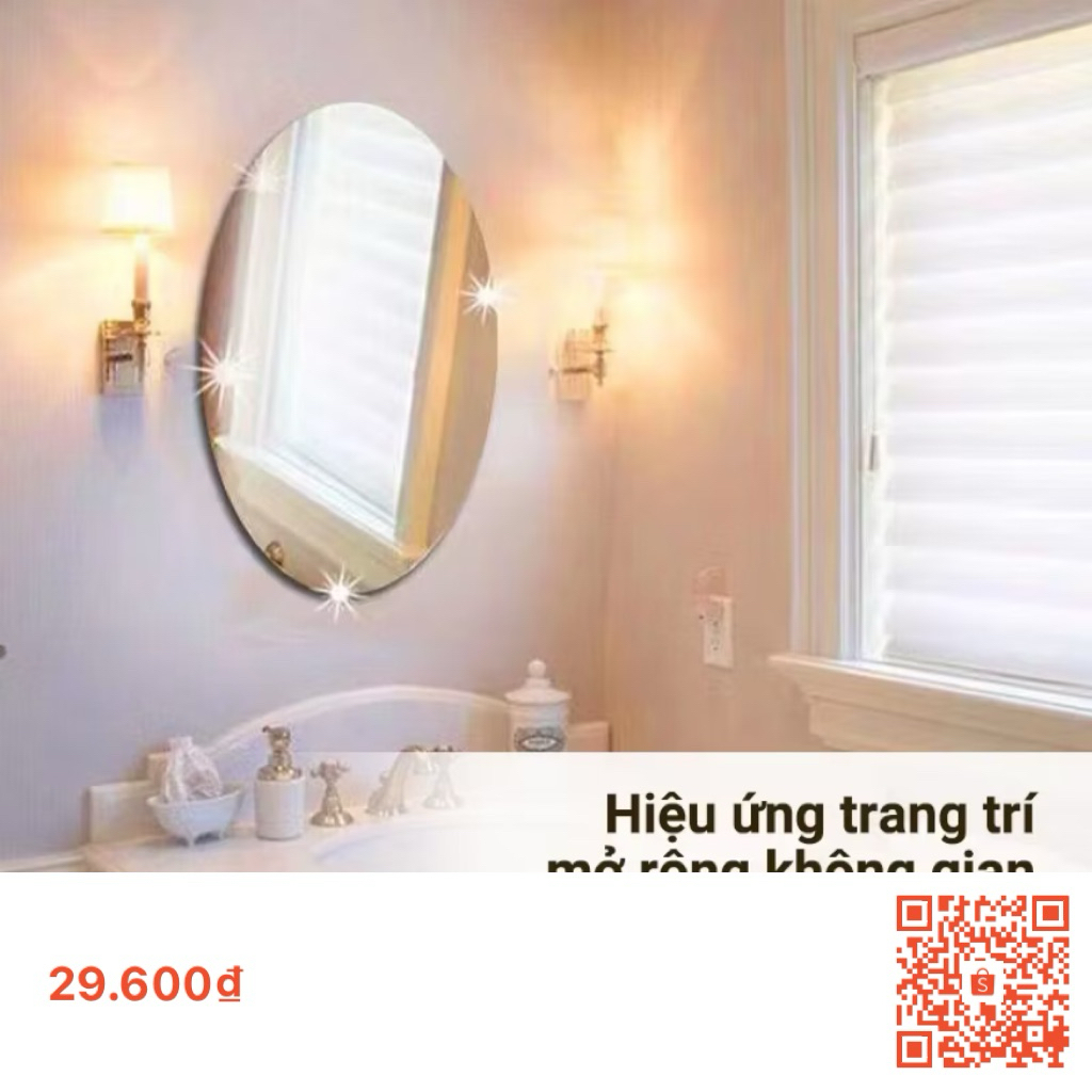 🪞 Gương Bâgu Dục Dán Tường – Nhẹ, Bền, Sang Trọng Cho Mọi Không Gian