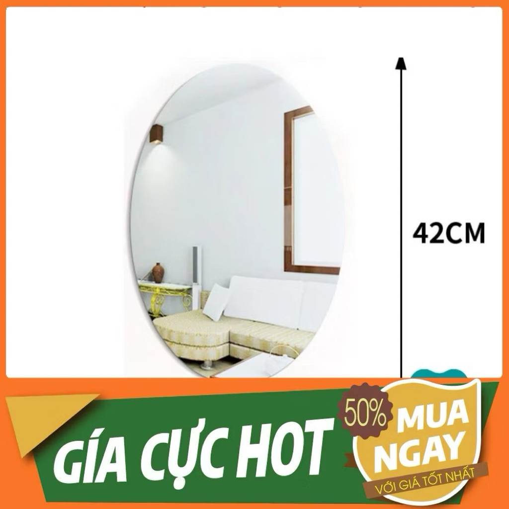 🪞 Gương Bâgu Dục Dán Tường – Nhẹ, Bền, Sang Trọng Cho Mọi Không Gian