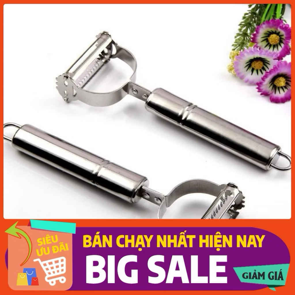 DỤNG CỤ GỌT VỎ & BÀO SỢI ĐA NĂNG 2 TRONG 1 – THÉP KHÔNG GỈ CAO CẤP