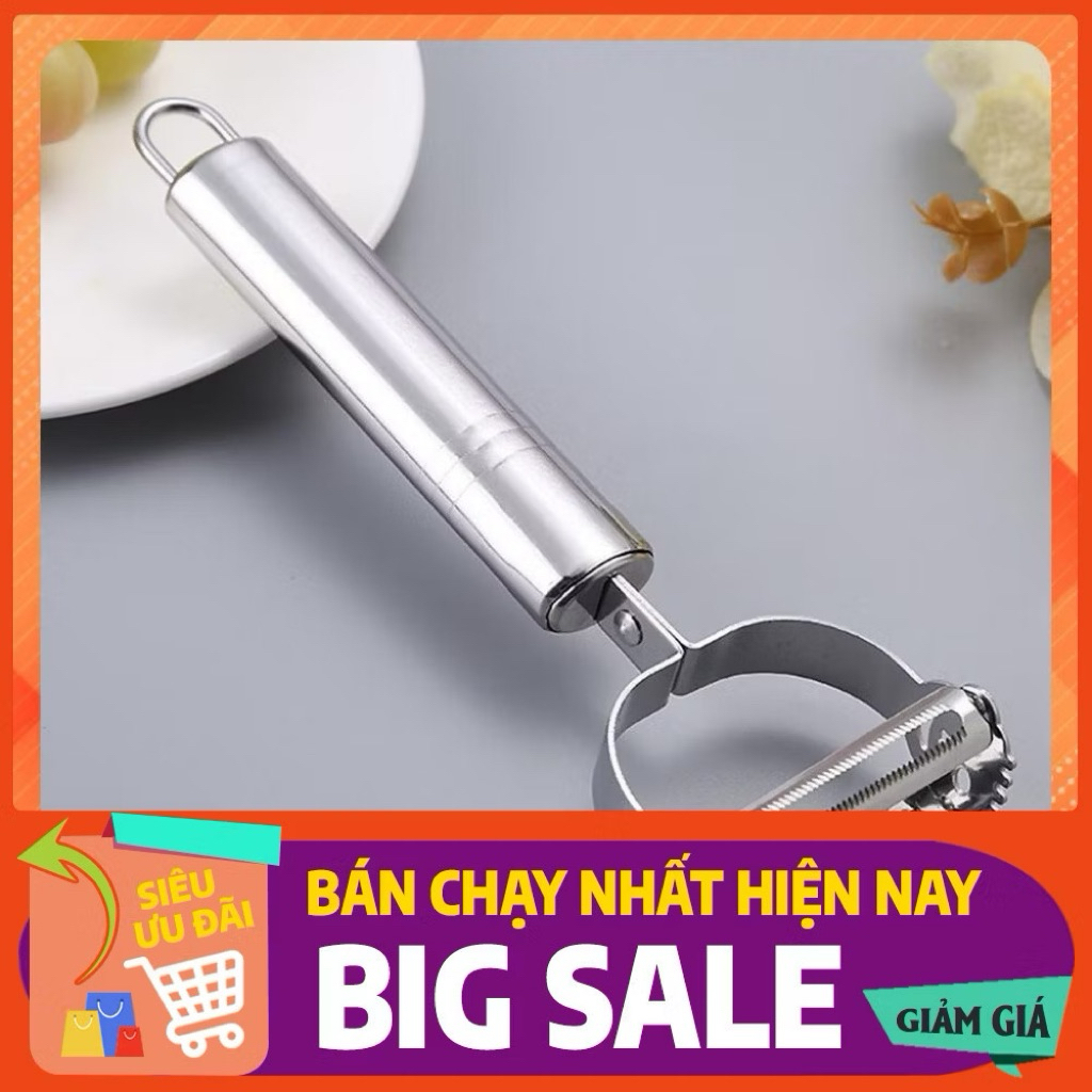 DỤNG CỤ GỌT VỎ & BÀO SỢI ĐA NĂNG 2 TRONG 1 – THÉP KHÔNG GỈ CAO CẤP