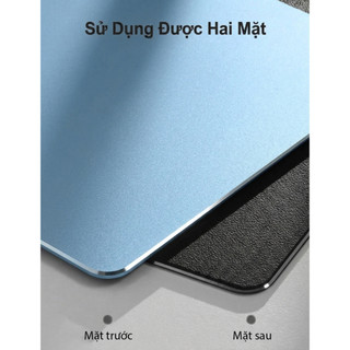 Pad Chuột Kim Loại Nhôm (Aluminum)  Kích Thước 18x22cm Siêu Mượt, Dành Cho Gaming & Văn Phòng