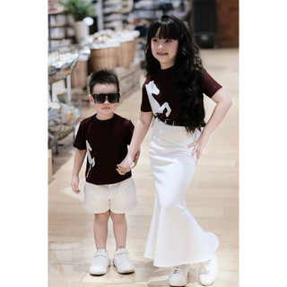 (SUJO KIDS) SẴN SET NGỰA CẶP BÉ TRAI VÀ BÉ GÁI
