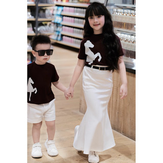 (SUJO KIDS) SẴN SET NGỰA CẶP BÉ TRAI VÀ BÉ GÁI