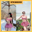 Set Váy Đi Biển Bikini DTD 3 Món (SẴN SHIP) Siêu Cưngg Màu Đỏ Kẻ Carroo Chuẩn Mẫu Mặc Kèm Ảnh Thật Shop Chụp