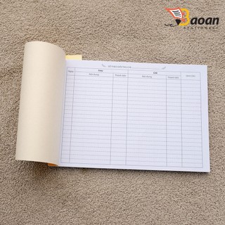 Sổ Thu Chi A4 khổ đứng / Sổ Thu Chi A4 khổ ngang ++++