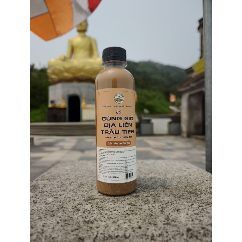 330ml Cốt gừng gió, địa liền, trầu tiên Yên Tử: tắm, ngâm chân, xoa bóp, đánh cảm...