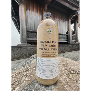 1000ml Cốt gừng gió, địa liền, trầu tiên Yên Tử: tắm, ngâm chân, xoa bóp, đánh cảm...