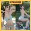 Set bộ 2 món kèm vỏ sò xinh xắn thời trang nữ đi chơi có 4 màu siêu xinh chất thun 2 lớp cổ dây không tay quần dáng ngắn