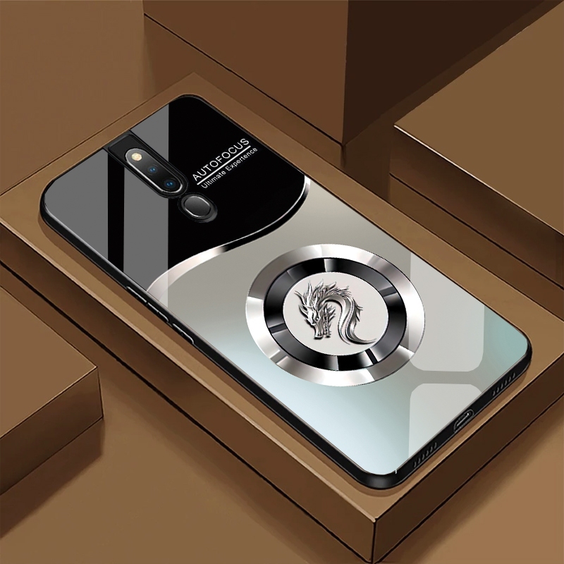 Ốp Lưng cho OPPO F11, F11 PRO Mặt lưng kính cường lực, Sang Trọng, Chống Trầy, Bảo Vệ Toàn Diện