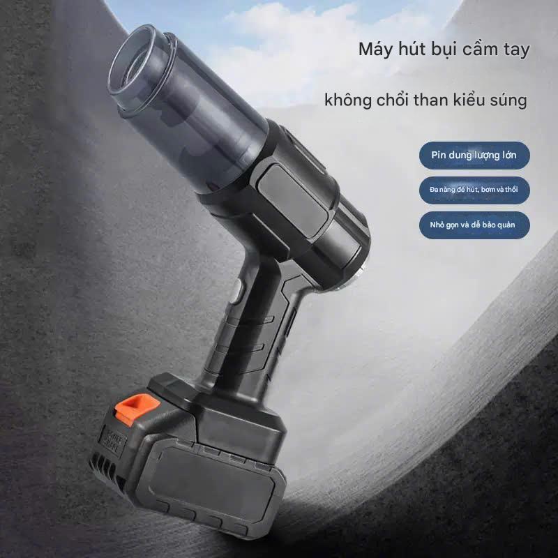 Máy Hút Bụi Cầm Tay Chạy Pin MaKiTa Công Suất Lớn, Máy Hút Bụi Chạy Pin Chân Phổ Thông M21, Tiện Lợi, Dễ Sử Dụng
